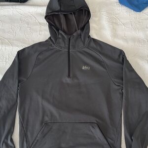 REI Gray Pullover Hoodie Men’s Medium